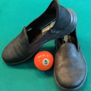 Skechers Black Casual Slip-Ons 5.5